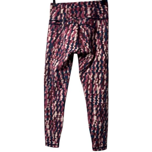 SWEATY BETTY POWER POCKET WORKOUT WOMEN LEGGINGS IN PINK CHECK PRINT SIZE US 4 - Picture 3 of 7
